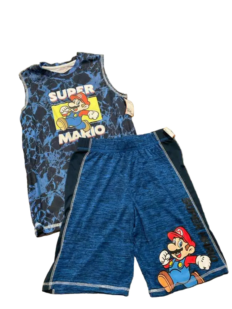 Jumping Beans (D) Blue Youth Size 12 Boy's 2PCAthleticShortSuit