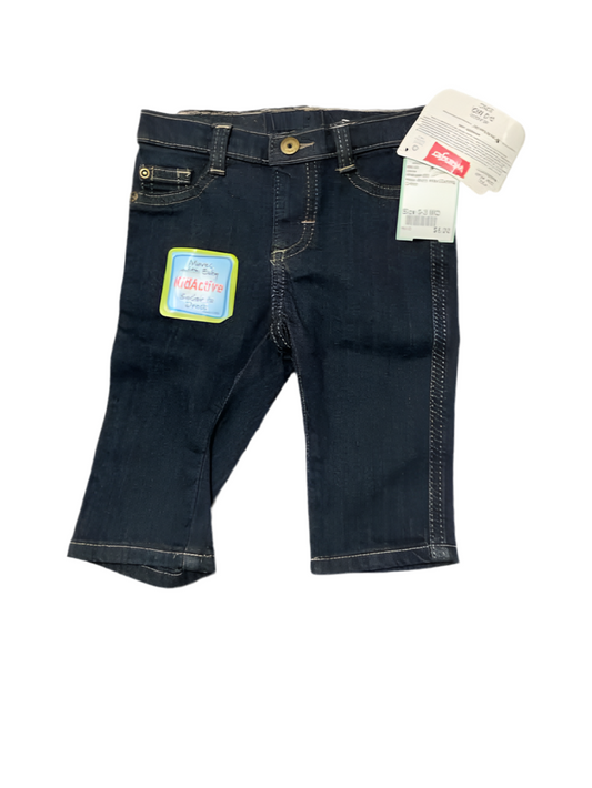 Wrangler (C) Navy Infant Size 0-3 MO Boy's Jeans
