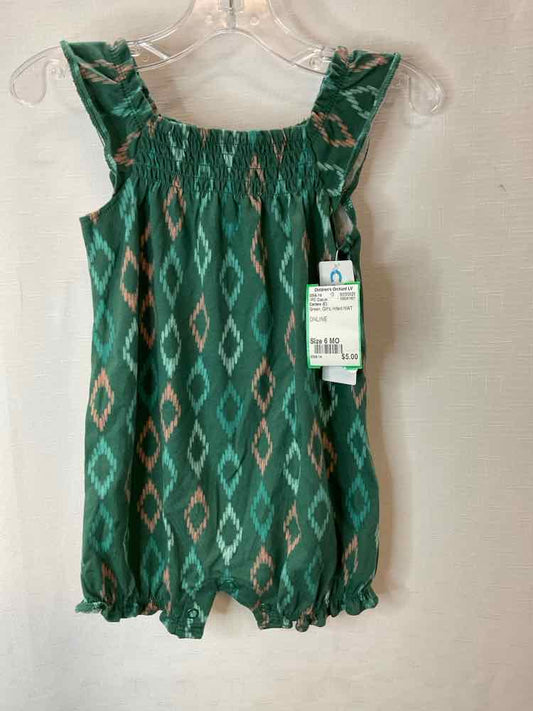 Carters (C) Green Infant Size 6 MO 1PC Casual