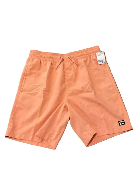 Billabong Kids (B) Orange Youth Size Medium Boy's SwimTrunks