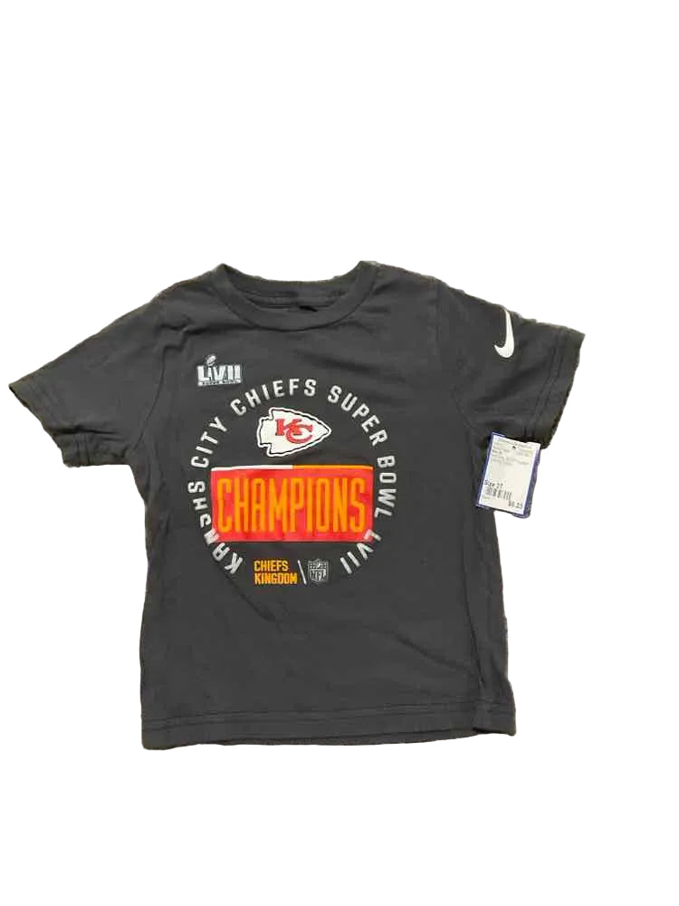 Nike (B) Red Gray Toddler Size 3T Boy's AthleticTopSS