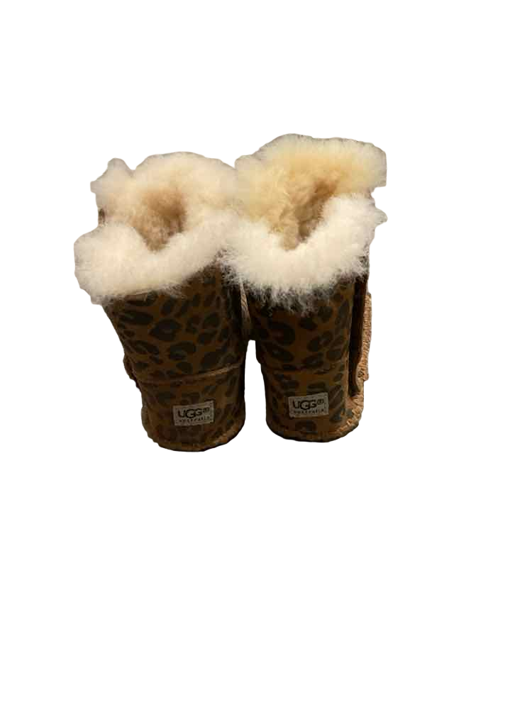 Ugg (AA) Animal Print Infant Shoe Size 1 (Infant) Girl's FashionBoots