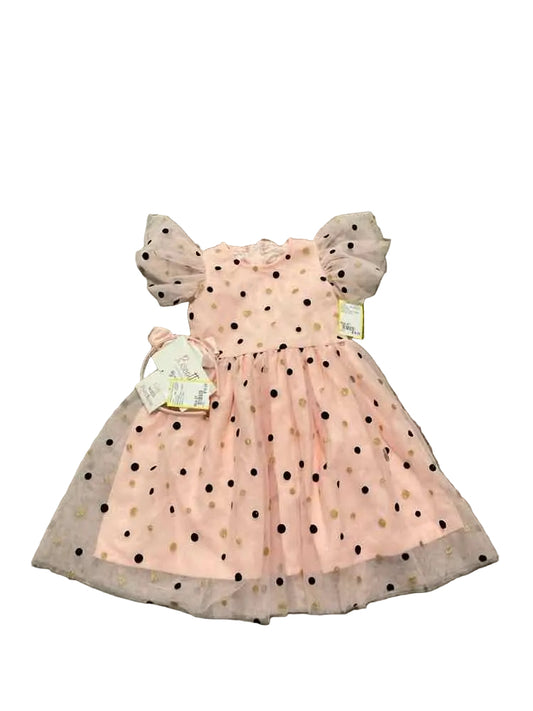 Biscotti (A) Polka Dot Toddler Size 2T Girl's PartyDress