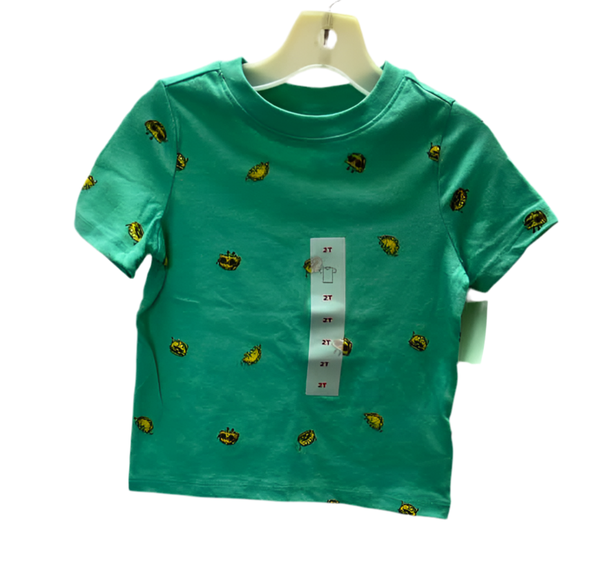Old Navy (C) Green Yellow Toddler Size 2T SSTop