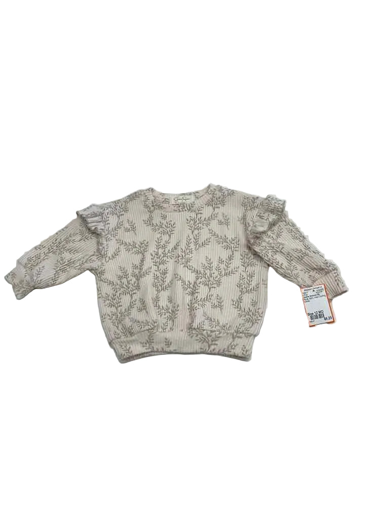 Jessica Simpson (B) Floral Infant Size 12 MO Girl's LSTop