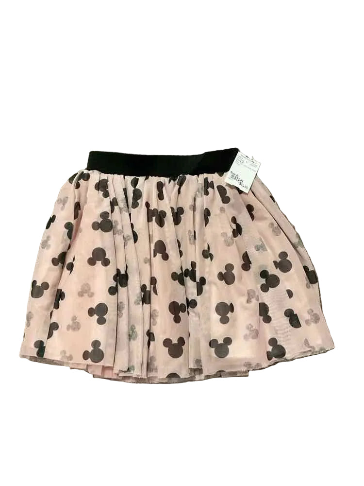 Disney (B) Black Tan Youth Size 6 Girl's SkirtDressy