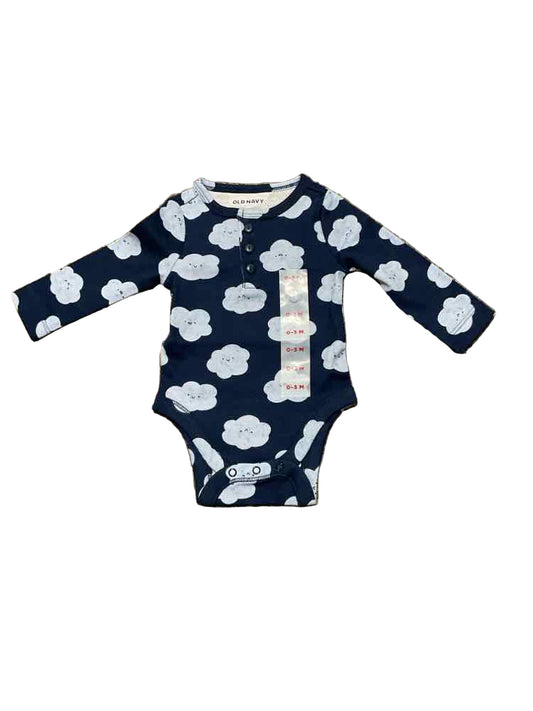 Old Navy (C) Blue Infant Size 0-3 MO Boy's LSTop