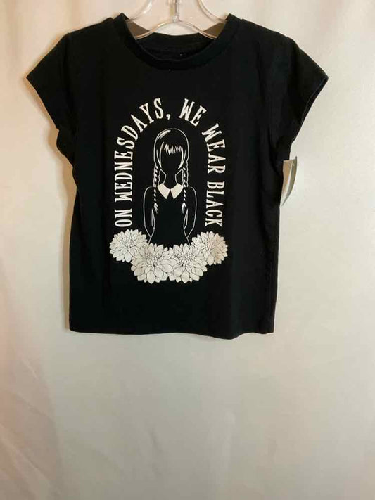 D Brand White Black Toddler Size 4-5 SSTop