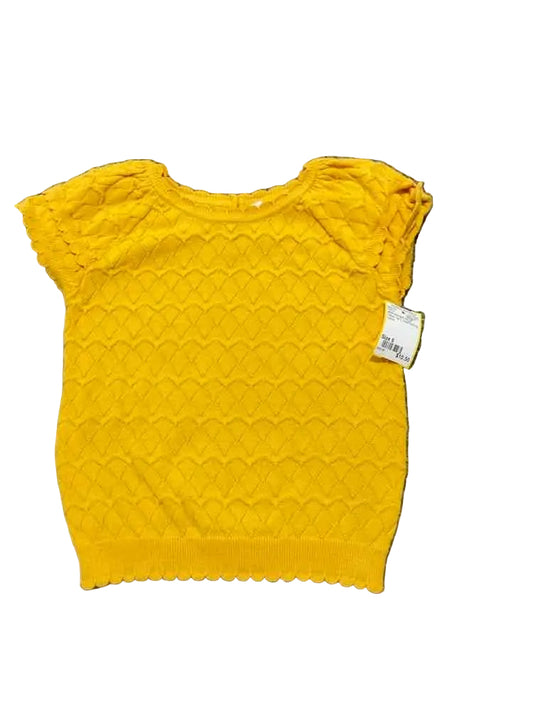 Janie and Jack (A) Yellow Youth Size 6 Girl's SSTop