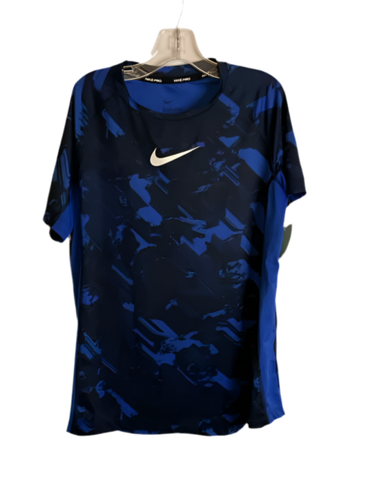 Nike (B) Blue Youth Size Medium AthleticTopSS