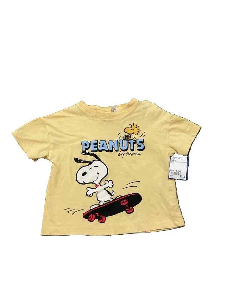 H & M (D) Yellow Infant Size 18 MO Boy's SSTop