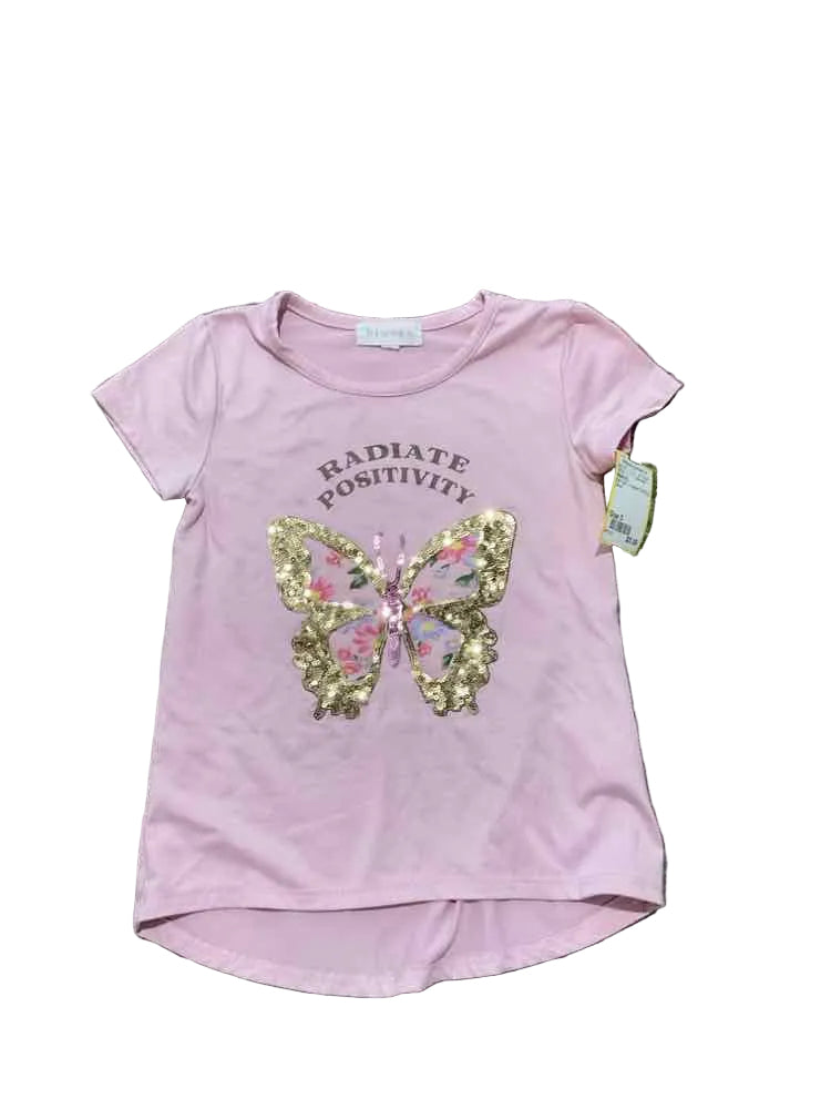 Btween (C) Pink Toddler Size 5 Girl's SSTop