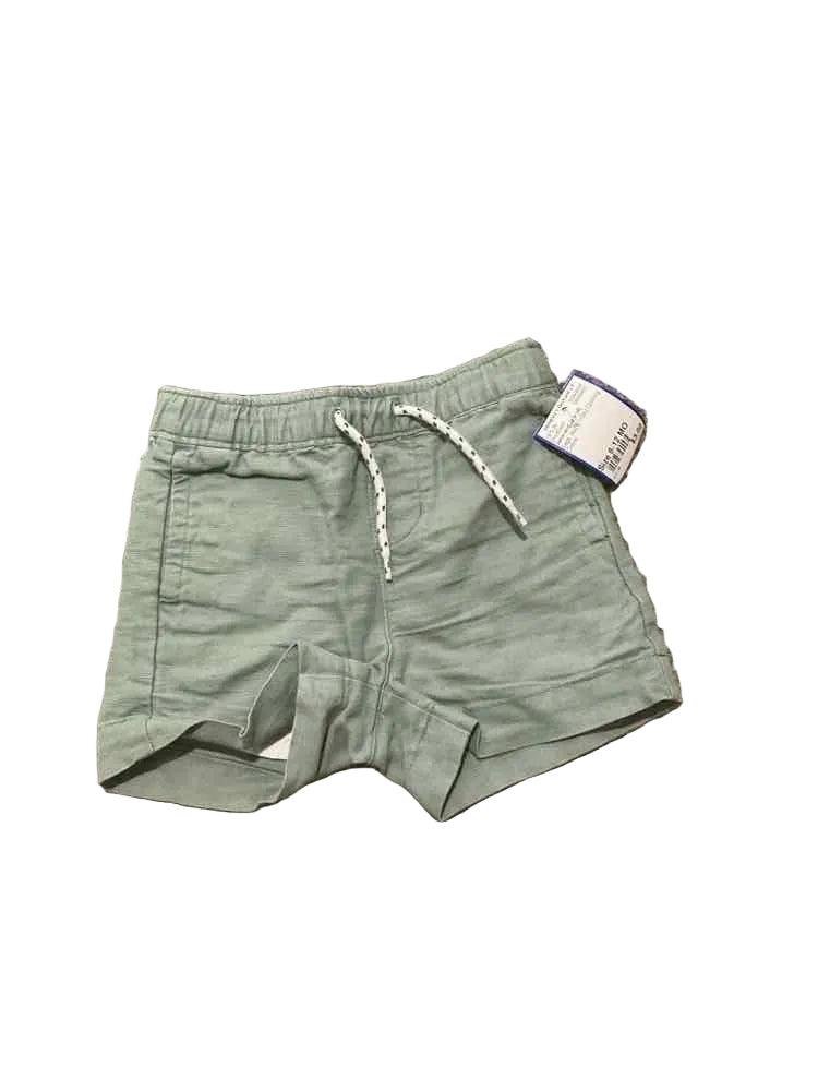 Janie and Jack (A) Sage Infant Size 6-12 MO Boy's ShortBasic