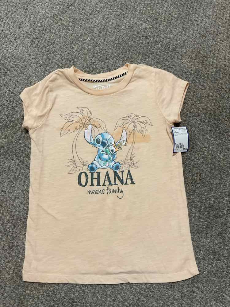 Disney (B) Orange Youth Size 10-12 Girl's SSTop