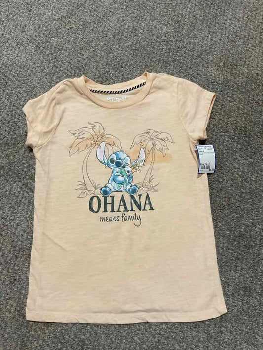 Disney (B) Orange Youth Size 10-12 Girl's SSTop