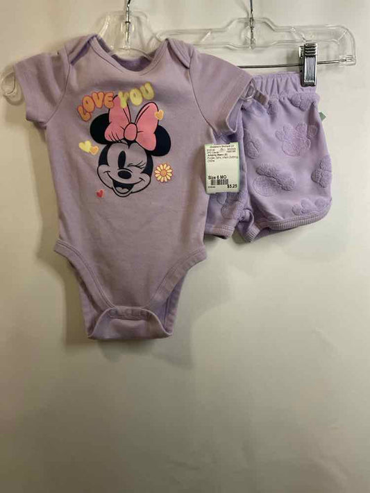 Jumping Beans (D) Purple Infant Size 6 MO 2PC Casual