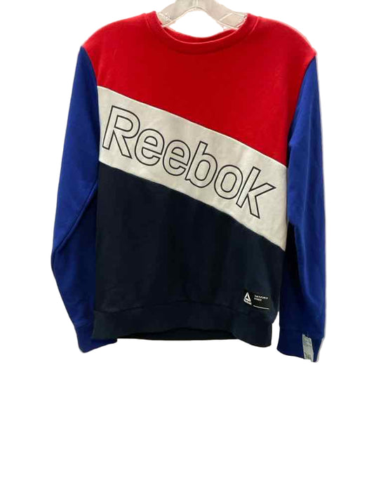 Reebok (B) Red White Blue Youth Size 14-16 AthleticSweatshirt
