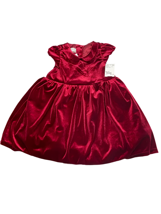 H & M (D) Maroon Toddler Size 4T Girl's PartyDress