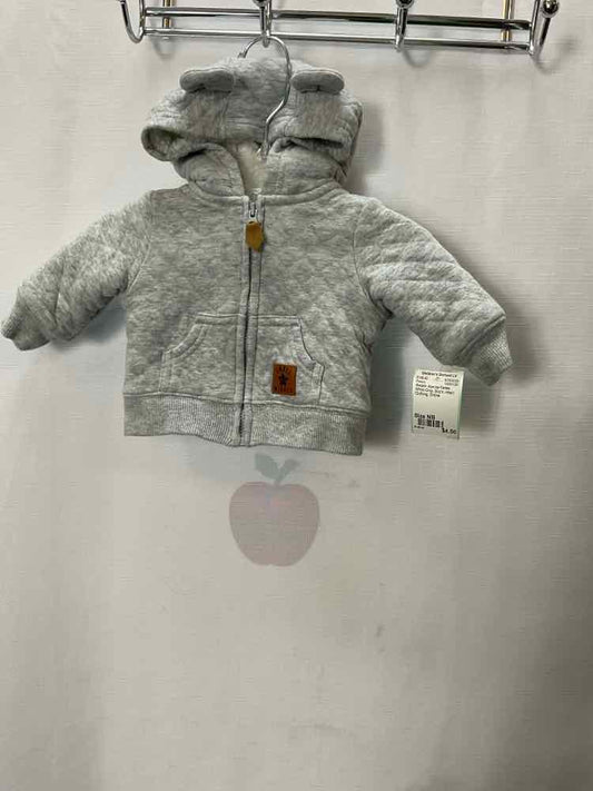 Simple Joys by Cartes White Gray Infant Size NB Fleece