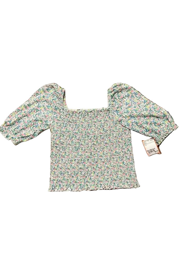 Gap (B) Floral Youth Size Medium Girl's SSTop