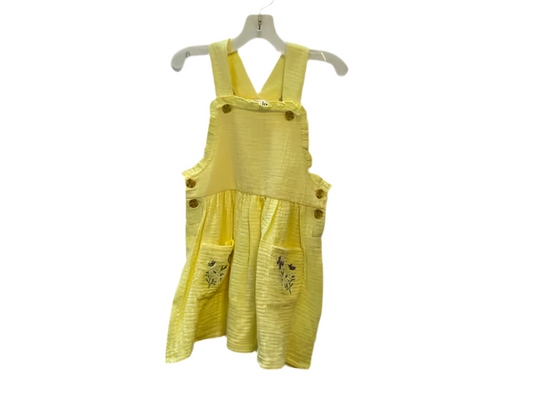 Emma & Elsa (D) Yellow Toddler Size 4 CasualDress