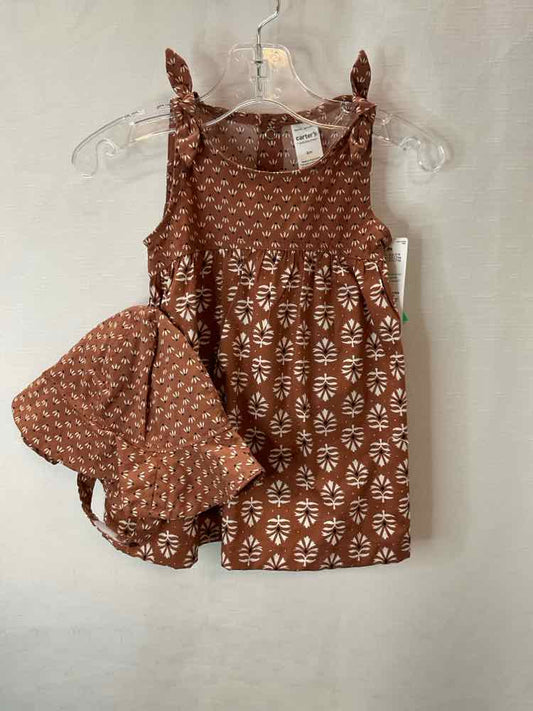 Carters (C) Brown Infant Size 6 MO CasualDress