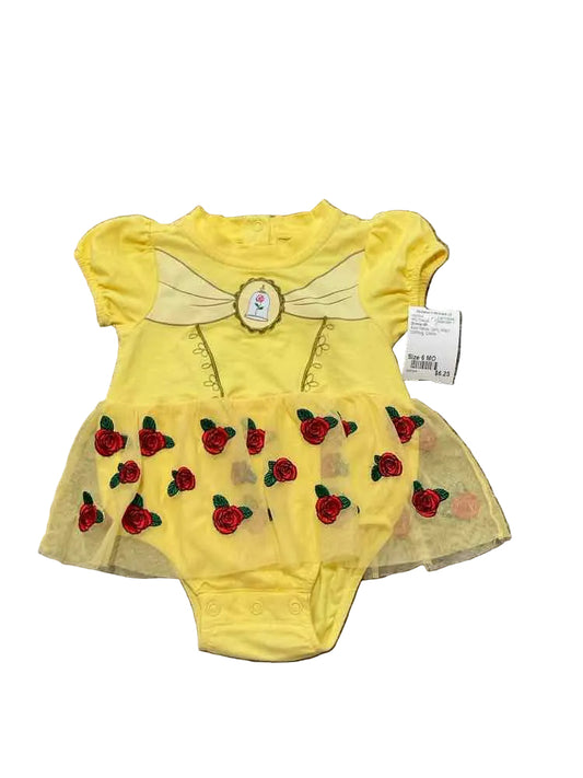 Disney (B) Red Yellow Infant Size 6 MO Girl's 1PC Casual