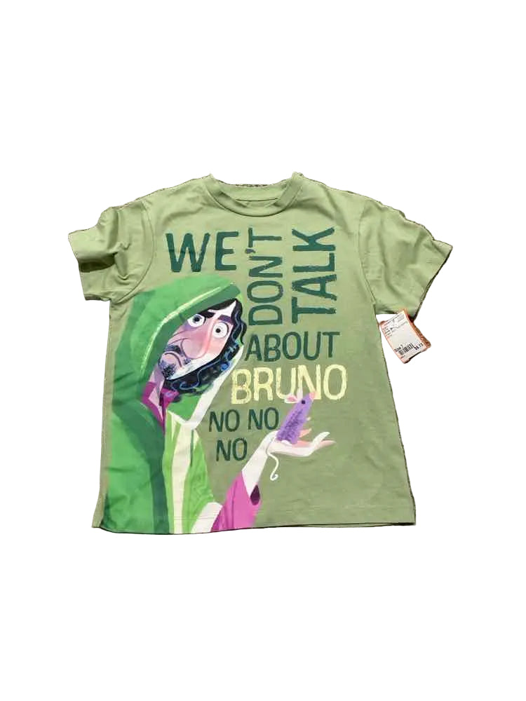 Disney (B) Green Youth Size 7 Boy's SSTop