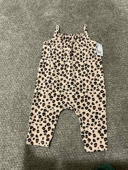 H & M (D) CHEETAH PRINT Infant Size 6 MO Girl's 1PC Casual