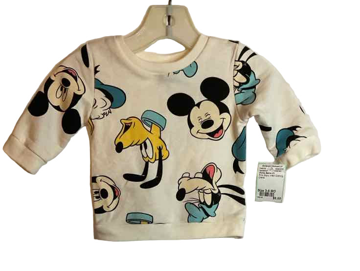 Disney Babies (C) Print Infant Size 3-6 MO Sweatshirt