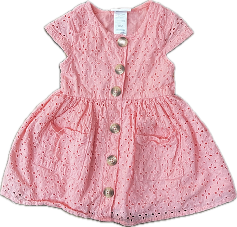 Infant Girls Little Lass 18 MO Casual Dress