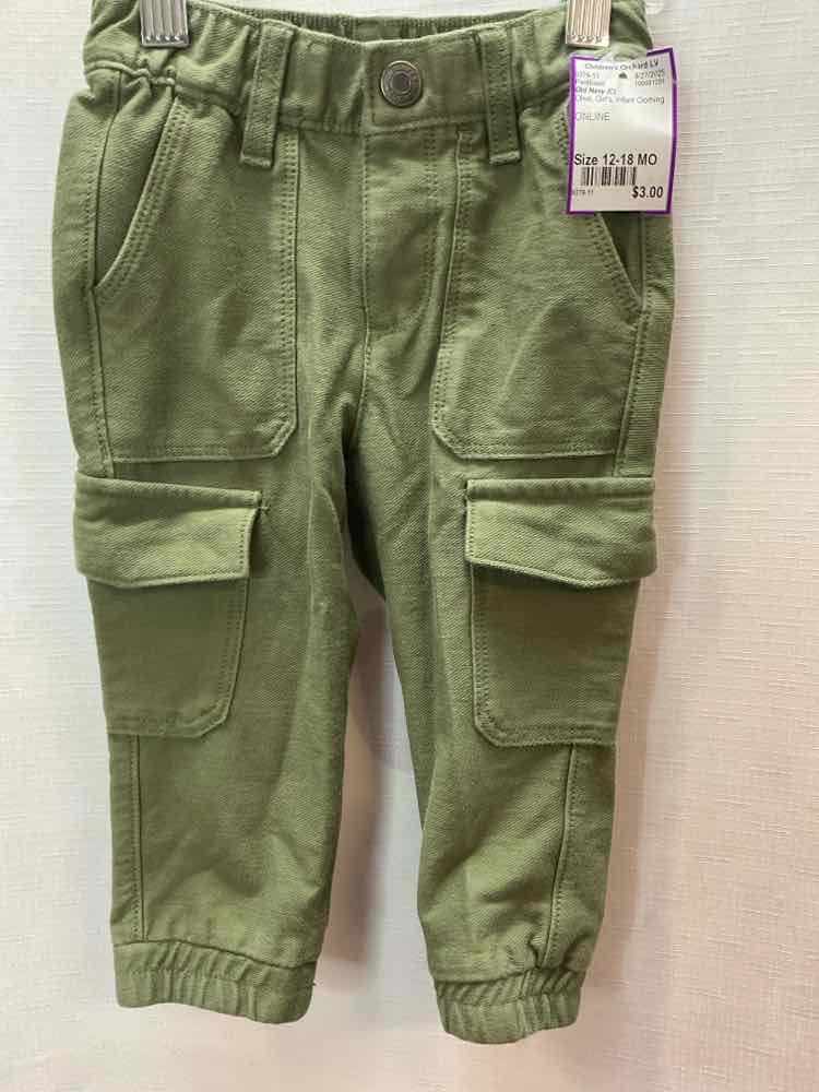 Old Navy (C) Olive Infant Size 12-18 MO PantBasic
