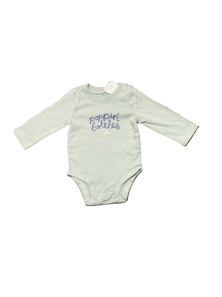 Carters (C) Blue Green Infant Size NB Girl's LSTop