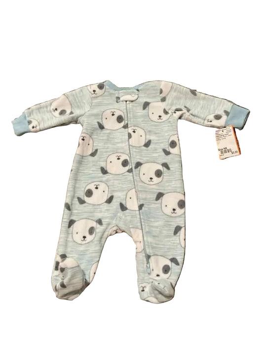 Simple Joys by Cartes Animal Print Infant Size NB Boy's 1PCSleepwear