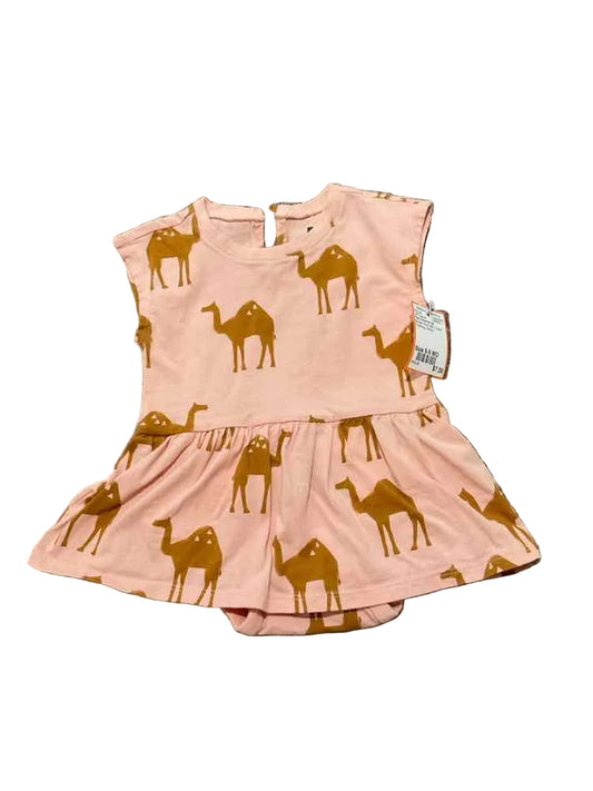 Tea Collection (A) Brown Pink Infant Size 6-9 MO Girl's 1PC Casual