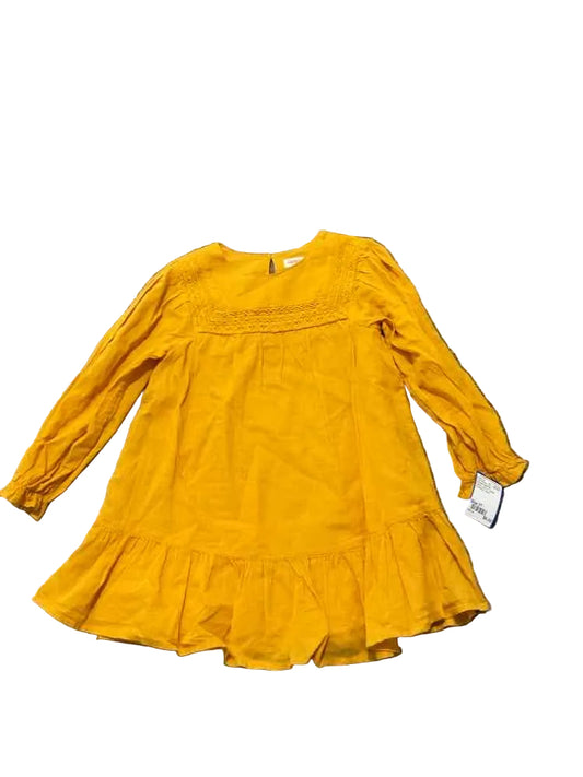 Cat and Jack (D) Yellow Toddler Size 5T Girl's CasualDress