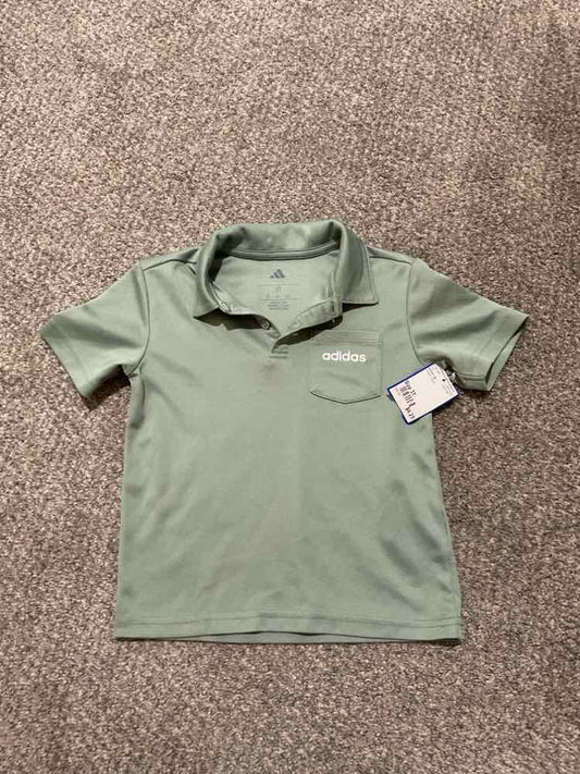 Adidas (B) Green Toddler Size 3T Boy's Polo
