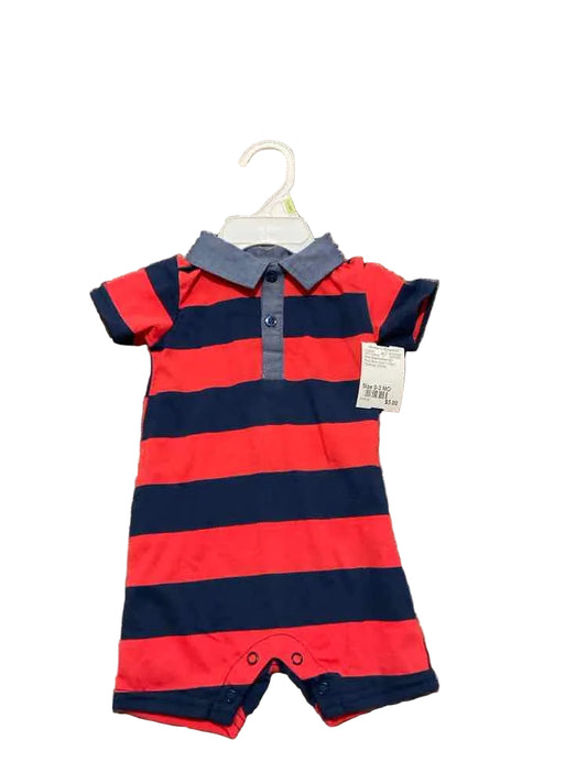First Impressions (C) Red Blue Infant Size 0-3 MO Boy's 1PC Casual