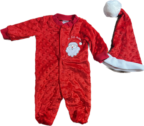 Boys  Baby Starters Christmas 2 Piece Sleepwear Newborn-6 MO