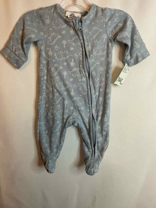 Wonderluxe (D) Dino Print Infant Size 0-3 MO 1PCSleepwear