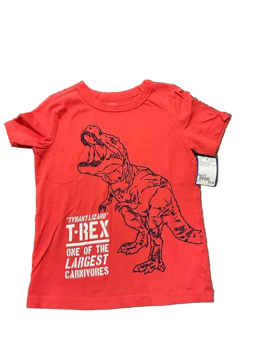 OshKosh BGosh Orange Blue Toddler Size 5T Boy's SSTop