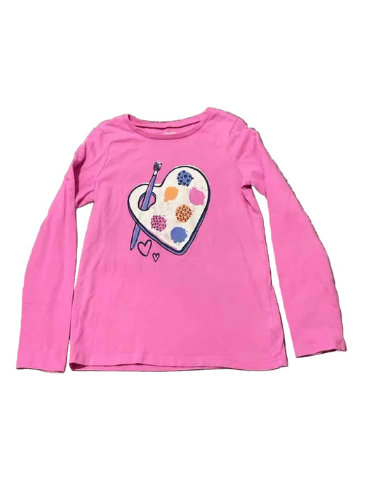 Carters (C) Pink Youth Size 14 Girl's LSTop