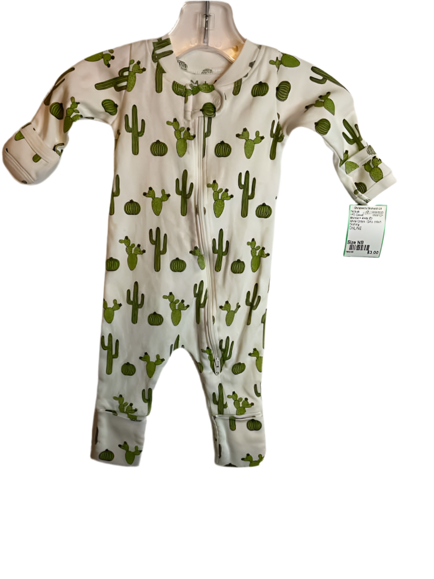 Monica + Andy (C) White Green Infant Size NB 1PC Casual