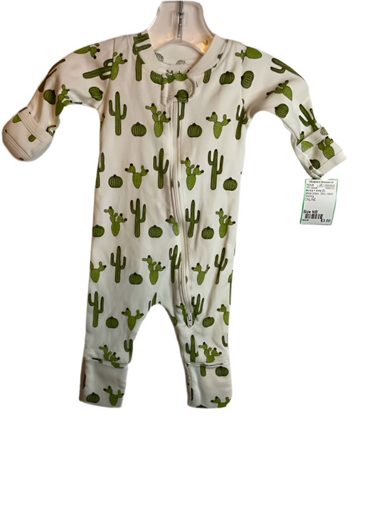 Monica + Andy (C) White Green Infant Size NB 1PC Casual