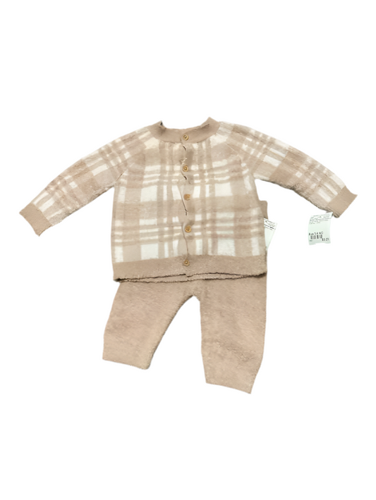 Modern Moments by Gerber (D) Brown White Infant Size 3-6 MO Boy's 2PC Casual