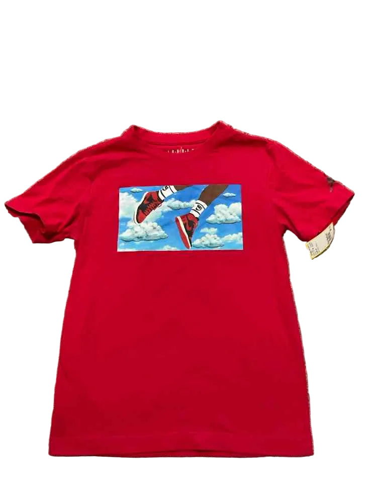 Jordan (B) Red Youth Size Medium Boy's SSTop