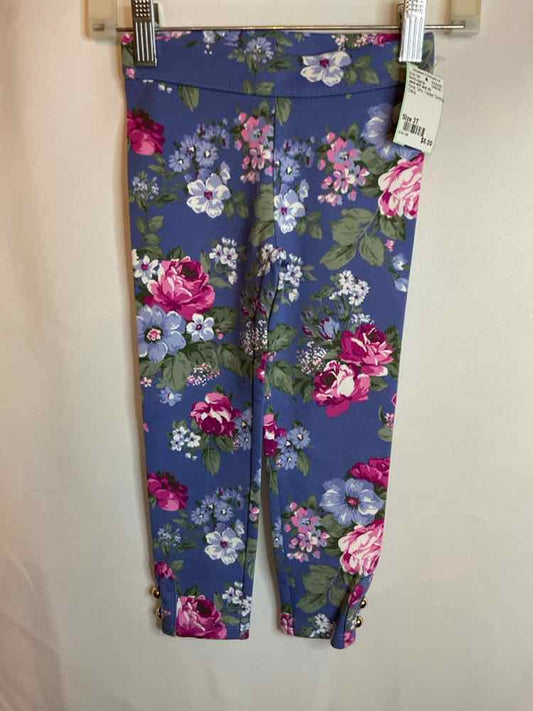 Janie and Jack (A) Floral Toddler Size 3T BasicLeggings