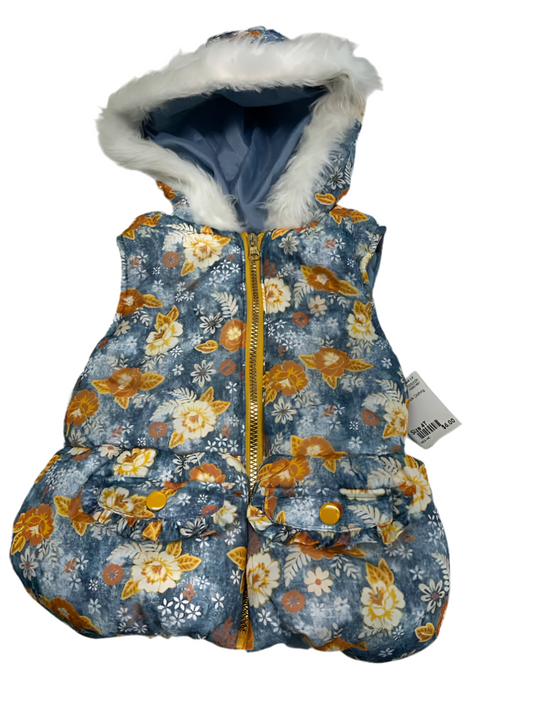 Little Lass (D) Floral Toddler Size 4T Girl's Vest