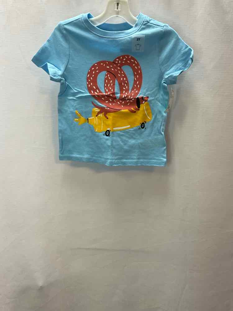 Old Navy (C) Blue Red Toddler Size 2T SSTop