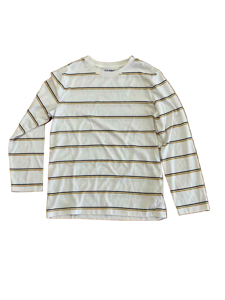 Old Navy (C) Stripe Youth Size 10-12 Boy's LSTop